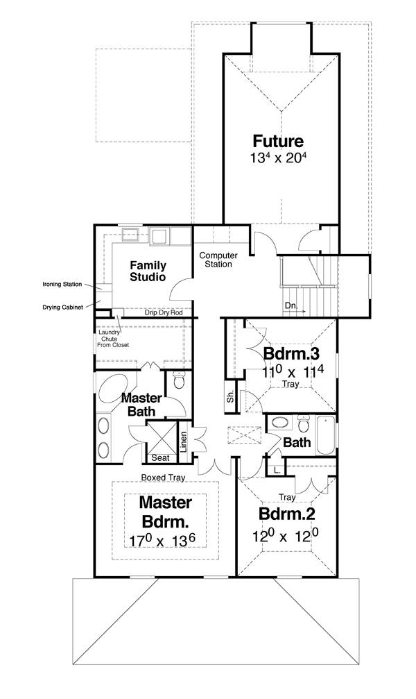 Second Floor image of Gilmore House Plan